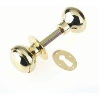 Yale Brass Rim Door Knob - 1 Pair