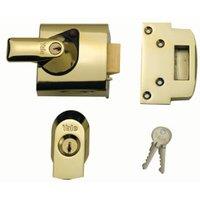 Yale P-BS1-BLX-PB-60 Night Latch Lock - Brass