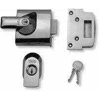 Yale P-BS1-CH-CH-60 Night Latch Lock - Chrome