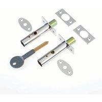 Yale P-2PM444-CH-2 Door Security Bolts - Chrome - Pack of 2