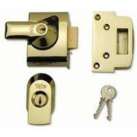Yale P-BS2-BLX-PB-40 Night Latch Lock - Brass