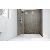 Mermaid Milanese Stone Laminate Single Shower Panel - 2400 x 900mm