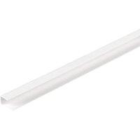 Wickes White PVCu End Strip - 12 x 23 x 2500mm