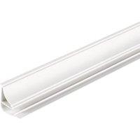 Wickes White PVCu Coving - 40 x 40 x 2500mm