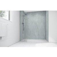 Wetwall Mermaid Egyptian marble 2 Sided Shower Panel Kit - 1200 x 900mm