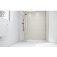Wetwall Mermaid Pearl Gloss 3 Sided Shower Panel Kit - 1200 x 900mm