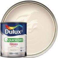 Dulux Quick Dry Gloss Paint - Natural Calico - 750ml