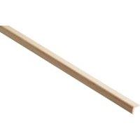 Wickes Pine Round Edge Angle Moulding - 20 x 20 x 2400mm