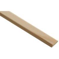 Wickes Pine D-Shape Moulding - 16 x 4 x 2400mm