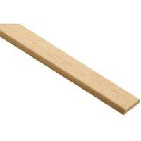 Wickes Light Hardwood D-Shape Moulding - 18 x 6 x 2400mm