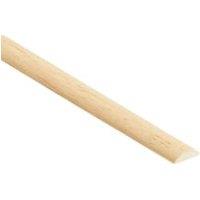 Wickes Light Hardwood Half Round Moulding - 22 x 6 x 2400mm