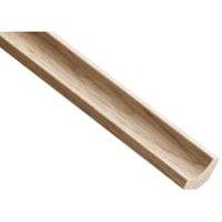 Wickes White Oak Scotia Moulding - 18 x 18 x 2400mm
