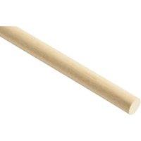 Wickes Light Hardwood Dowel Moulding - 15 x 15 x 2400mm