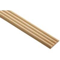 Wickes Pine Reed Moulding - 34 x 6 x 2400mm