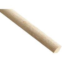 Wickes Light Hardwood Quadrant Moulding - 9 x 9 x 2400mm