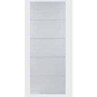 Wickes Halifax White Smooth Moulded Primed 5 Panel FD30 Internal Fire Door - 1981 x 686mm