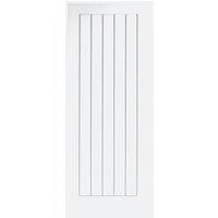 Wickes Geneva White Grained Moulded Cottage FD30 Internal Fire Door - 1981 x 686mm