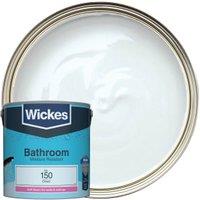 Wickes Bathroom Soft Sheen Emulsion Paint - Cloud No.150 - 2.5L