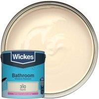 Wickes Bathroom Soft Sheen Emulsion Paint - Magnolia No.310 - 2.5L