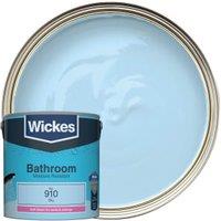 Wickes Bathroom Soft Sheen Emulsion Paint - Sky No.910 - 2.5L