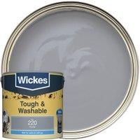 Wickes Tough & Washable Matt Emulsion Paint - Pewter No.220 - 2.5L
