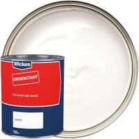 Wickes Basic Undercoat - White - 750ml