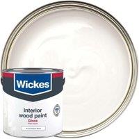 Wickes Quick Dry Gloss Paint - Pure Brilliant White - 2.5L