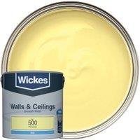 Wickes Vinyl Matt Emulsion Paint - Primrose No.500 - 2.5L