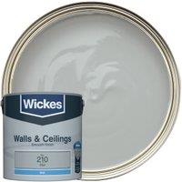 Wickes Vinyl Matt Emulsion Paint - Steel No.210 - 2.5L