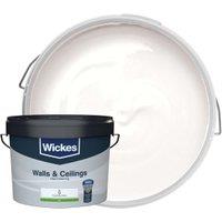 Wickes Vinyl Silk Emulsion Paint - Pure Brilliant White - 10L