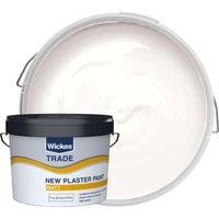 Wickes Trade Matt Emulsion Paint for New Plaster - Pure Brilliant White - 10L