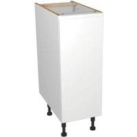 Wickes Madison White Gloss Handleless Base Unit - 300mm