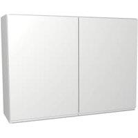 Wickes Madison White Gloss Handleless Wall Unit - 1000mm