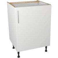 Wickes Orlando White Slab Base Unit - 600mm
