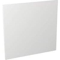 Wickes Orlando White Gloss Slab Appliance Door (C) - 600 x 584mm