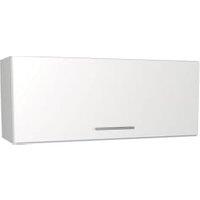 Wickes Orlando White Slab Narrow Wall Unit - 900mm