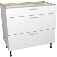 Wickes Orlando White Slab Drawer Unit - 900mm - Part 1 of 2