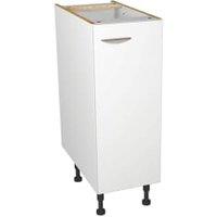 Wickes Dakota White Matt Slab Base Unit - 300mm