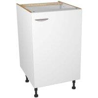 Wickes Dakota White Matt Slab Base Unit - 500mm