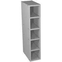Wickes Orlando/Madison Grey Gloss Wine Rack - 150mm