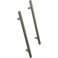 Wickes Orlando Stainless Steel Handle - Brushed Nickel