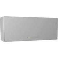 Wickes Orlando Grey Slab Narrow Wall Unit - 900mm