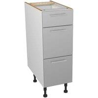 Wickes Orlando Grey Slab Drawer Unit - 300mm