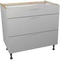 Wickes Orlando Grey Slab Drawer Unit - 900mm - Part 1 of 2