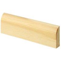Wickes Bullnose Pine Architrave - 15 x 45 x 2100mm - Pack 5