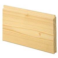 Wickes V-Jointed General Purpose Softwood Cladding - 14 x 94 x 1800mm - Pack of 4