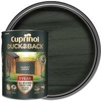 Cuprinol 5 Year Ducksback Matt Shed & Fence Treatment - Forest Green - 5L
