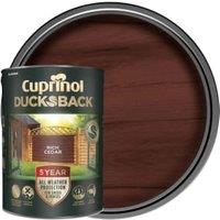Cuprinol 5 Year Ducksback Matt Shed & Fence Treatment - Rich Cedar - 5L