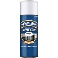 Hammerite Metal Aerosol Smooth Paint - Silver - 400ml