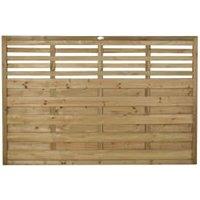Forest Garden Pressure Treated Kyoto Fence Panel - 1800 x 1200mm - 6 x 4ft - Pack of 5